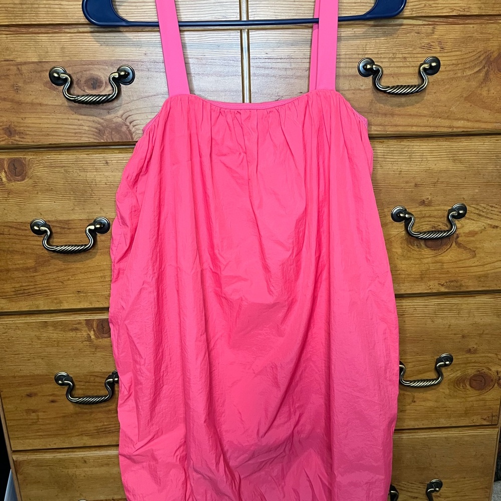 Daily Drills Hot Pink Bubble Dress - Picture 4 of 6